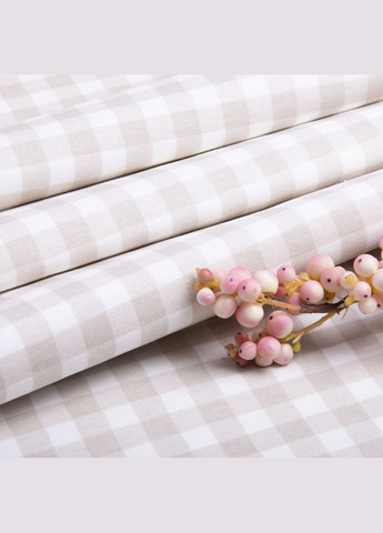 Тканина декоративна Клітка з водовідштовхувальним просоченням V-35 беж IDEIA (301536632)