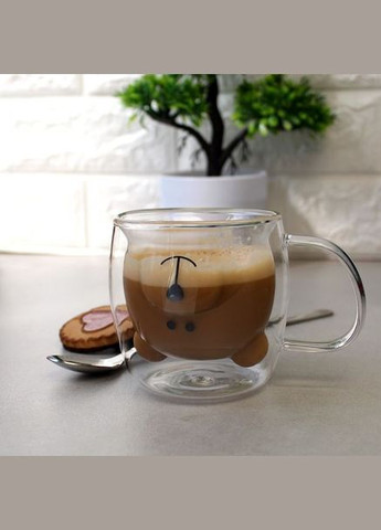 Набір чашок 2 шт з ручками Animals з подвійними стінками 250 мл AR2625GHA Ardesto (335820294)