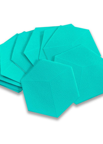 Декоративный самоклеящийся шестиугольник 3D ментол 200x230мм (1105) SW-00000745 No Brand (328578183)