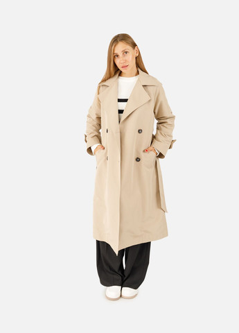 Жіночий плащ колір бежевий ЦБ-00258990 RUKAV демісезон (301196353)