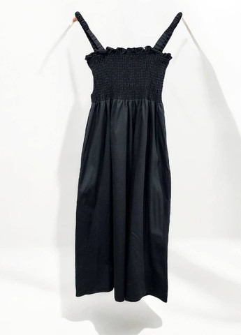 Чорна сукня-сарафан Top Shop однотонна