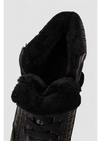 Кросівки жіночі зимові на хутрі, колір сірий, 248RK03 Ager чорні (367973686)