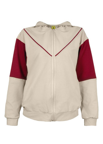 Костюм №3 з капюшоном двунитка св. візон с кантами штани бордо 4PROFI (370439313)