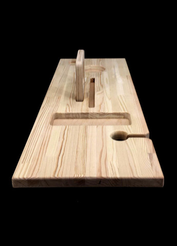 Столик полка для ванной из дерева Алепо бланже (СДВ-000201) No Brand (328293227)