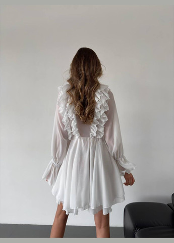 Молочное праздничный, коктейльное, откровенный, повседневный, кэжуал, джинсовое, вечернее шифоновое платье Україна