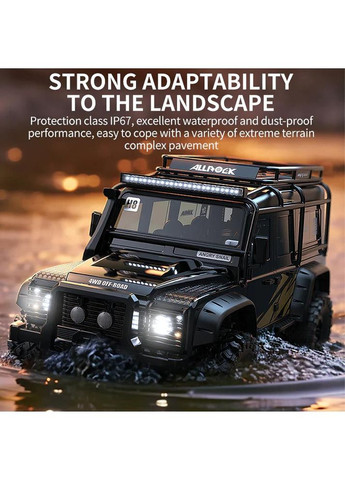 Радиоуправляемая машина Hyper Go H8H+ Defender 1:8 Brushless Crawler (Black) MJX (356494115)