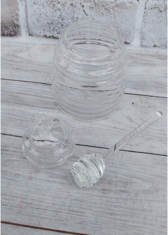 Банка для меда R30171 стеклянная с ложкой 440 мл Stenson (353747731)