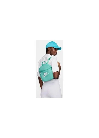 Рюкзак поліестер 25x20x10 см бірюзовий жіночий Nike Nike W NSW FUTURA 365 MINI BKPK 6L (398113711)