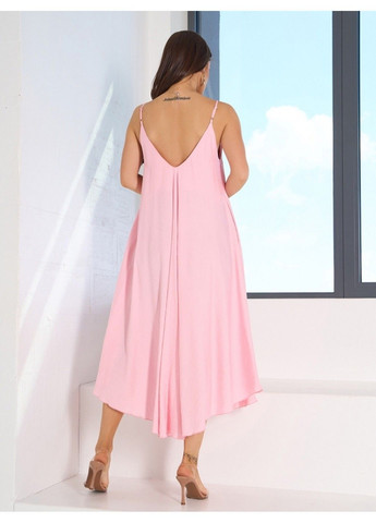 Рожева повсякденний сукня issa pus 14799 рожевий ISSA PLUS