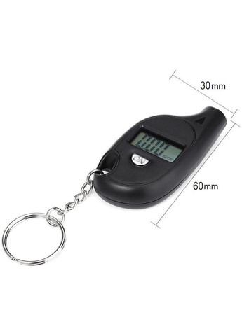 Брелок манометр електронний для перевірки тиску в шинах із РК-дисплеєм PTR No Brand (317763719)