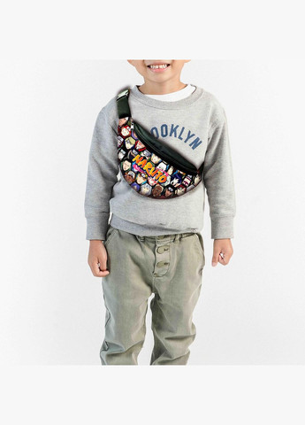 Набор детский Аниме Наруто Акацуки рюкзак 36х27см сумка-бананка, кружка с принтом для мальчика (1878) No Brand (327366855)