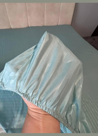 Простирадло на гумці 160х200х15 мікросатин смарагд (П4К-rezinka001-054) No Brand (306633705)