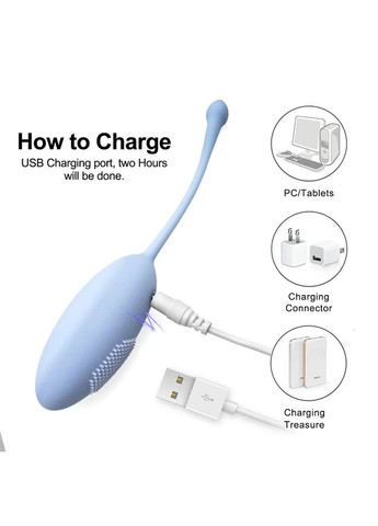 Бездротовий Вібратор-яйце з дистанційним керуванням симулятор точки G вагінальна куля Кегель No Brand (303776980)