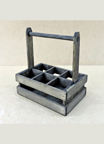 Ящик для переноски напитков из дерева Тамбора морион (ЯДП-001211) No Brand (328910693)