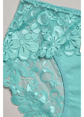 Трусы женские полубатальные зеленого цвета Let's Shop (366152546)