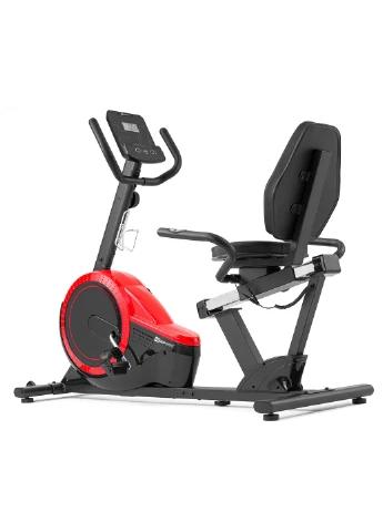 Горизонтальный велотренажер HS-060L Pulse красный 2020 Hop-Sport (301538928)