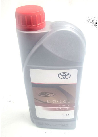 Оригинальная синтетическая моторная смазка Тойота 5W-40 08880-80836 1л Toyota (345737615)