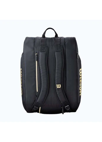 Сумка PADEL DEFY V1 PADEL BAG Черная, Золотая 60 x 38 x 31 см Wilson (395625027)