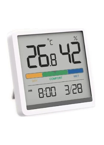 Метеостанция (MW22S06) Xiaomi Miiiw Temperature Humidity Clock White S210 (386779061)