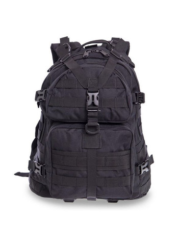 Рюкзак тактический трехдневный штурмовой SILVER (нейлон, р-р 44х32х21см, 30л, Черный) (TY-046_Черный) SILVER KNIGHT (361439354)