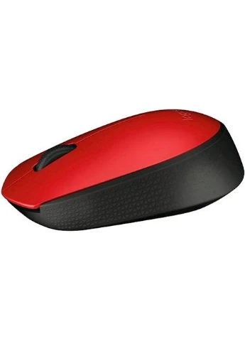 Миша бездротова оптична маленька червона 1000 dpi Logitech (386710661)