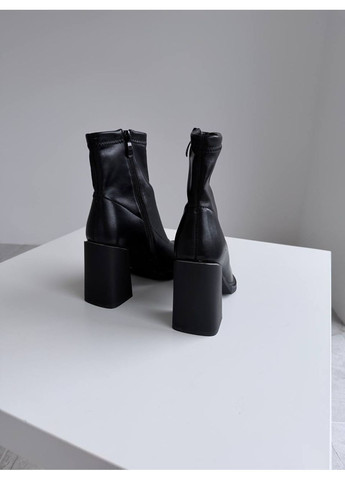 Черные демисезонная черные ботильоны Helen