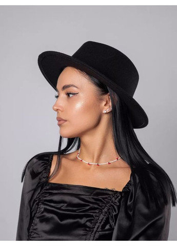 Капелюх Федора унісекс з регулюванням розміру (поля 7 см) демисезон No Brand (362346143)