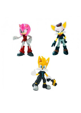 Набір ігрових фігурок Prime – Ребел Руж, Тейлз, Расті Роуз Sonic (290111362)