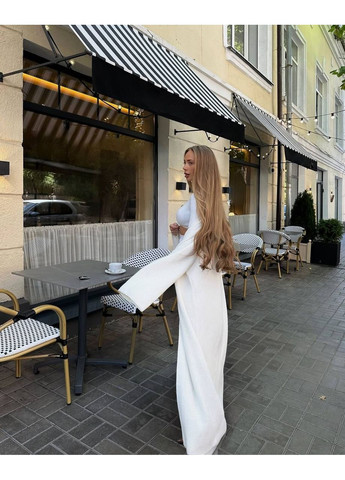 Подовжений кардиган оверсайз з поясом No Brand Р1540-741 (361030812)