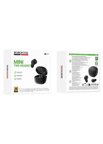 Бездротовы навушники Clear true wireless BT headset (6941991125591) Borofone BW97 (372676270)