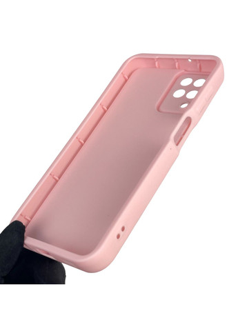 Чохол силіконовий Soft Touch з 3D принтом для Galaxy M12 (SM-M127F) рожевий (Повний захист камери) Samsung (371652990)