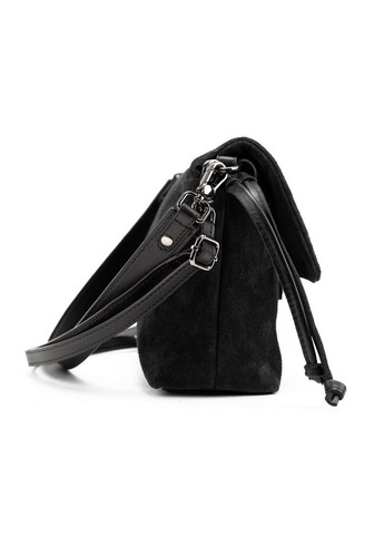 Женская сумка кроссбоди на плечо из натуральной замши и кожи повседневная с затяжками и клапаном RoyalBag CH-8585DB-Y (368156742)