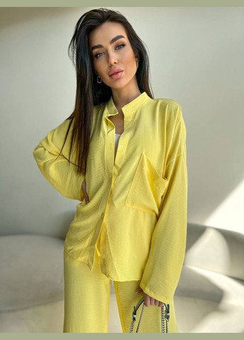 Женский костюм рубашка свободного кроя + брюки Style Point (335213239)