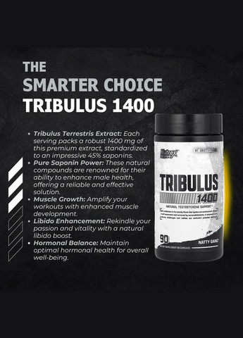 Трибулус Research Tribulus 1400 90 caps Nutrex (292555763)