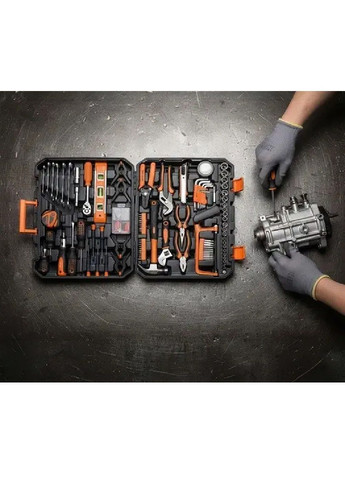 Набір інструментів у кейсі з магнітними наконечниками тріскачкою 3/8″ з механізмом 72T 168 елементів 35×44×9 см (482222-Prob) Unbranded (372077527)
