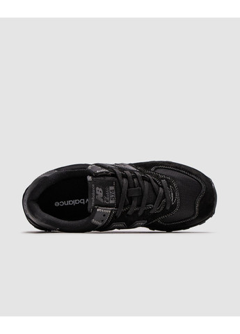 КРОСІВКИ ЖІНОЧІ NEW BALANCE 574 BLACK НЬЮ БЕЛАНС 574 No Brand чорні демісезони (367171424)