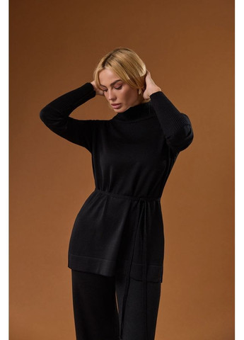 Черный джемпер 2706 стальной Triko Bakh