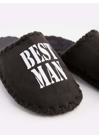 Черные домашние тапочки Family Story