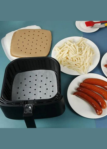 Одноразовые листы пергаментной бумаги для аэрогриля 50 штук 16×16см SAM-9016 No Brand (347601117)