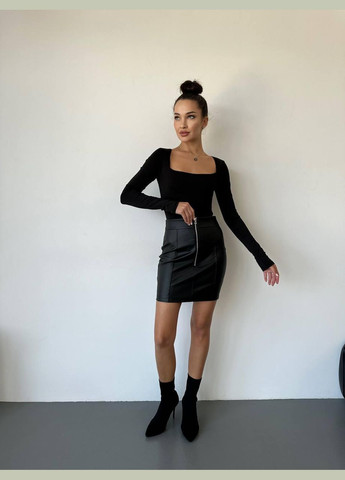 Спідниця жіноча-трансформер, шкіряна, чудова якість тканини та пошиття JUGO Atelier № 031 (303106764)