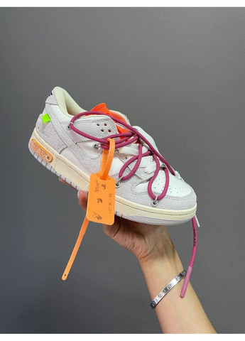 Сірі Осінні кросівки чоловічі nike sb dunk low off white grey найк сб данк No Brand