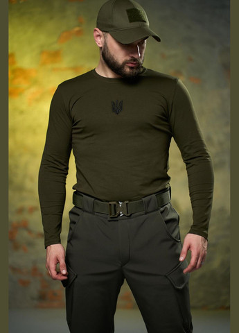 Оливковый (хаки) лонгслив Luna