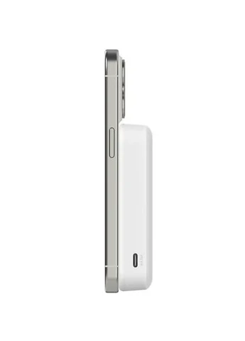 Powerbank 8000 mAh 15 Вт Magnetic Qi2 White (BPD007BTWH) Belkin (381333884)