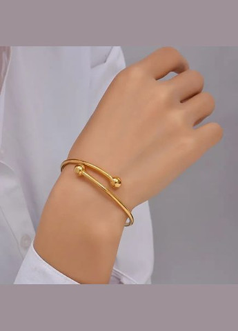 Браслет жіночій металевий незамкнутий No Brand (327274166)