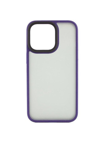 Чохол Metal Buttons TPU+PC для Apple iPhone 15 Plus (6.7") Темно-фіолетовий Epik (372499567)