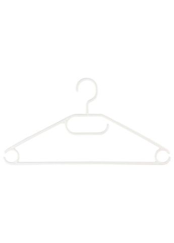 Набор вешалок с поворотными крючками 10 шт белый Livarno home (369559908)