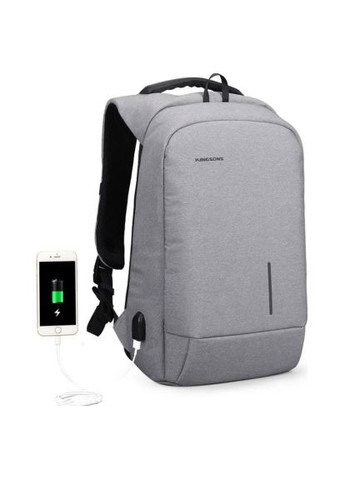Рюкзак для ноутбука 17" Laptop Backpack Light Grey (KS3149W-D17L) Kingsons 17&quot; laptop backpack Light Grey (366703219)