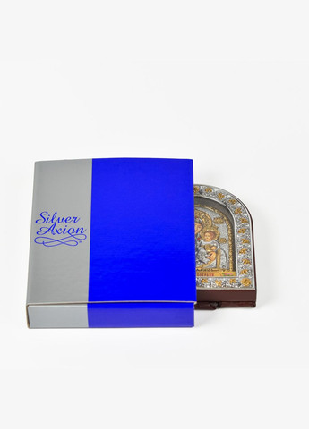 Венчальная Пара Икон Иисуса Христа и Вифлеемская Божья Матерь 15,5x12см Иконы на Свадьбу EPZ3-001-21AG-BR/P Silver Axion (299386703)