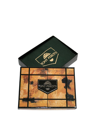 Маленький мужской портмоне из натуральной кожи Italico 1656 nero Tony Perotti (303829886)