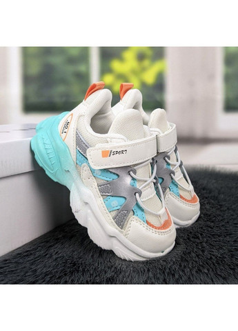 Белые демисезонные кроссовки детские для девочки Kimboo